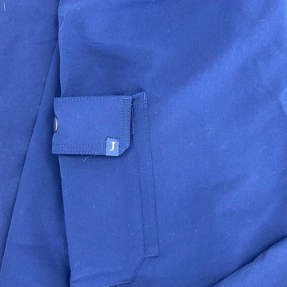 Jaanuu Women's Navy Blue Drawstring Cargo Scrub Pant Sz XS - Picture 5 of 6